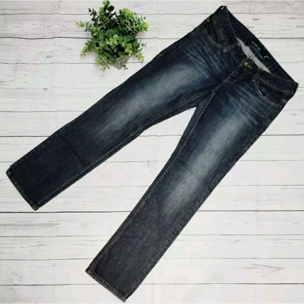 Empyre Griffin Mid-Rise Straight Leg Blue Jeans Size 7